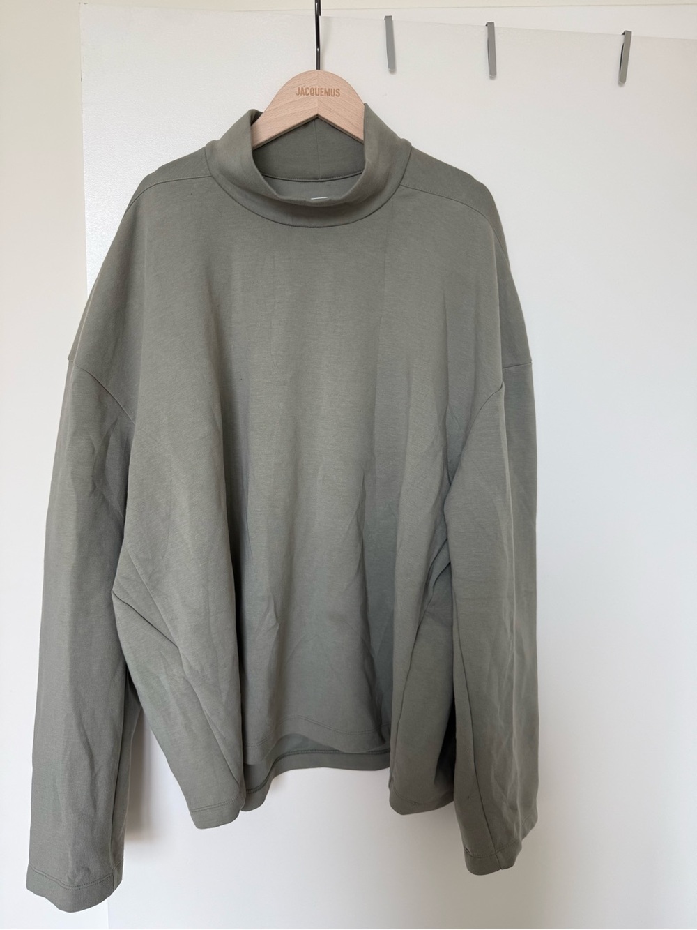 Nike Men's Olive Green Turtleneck Sweater